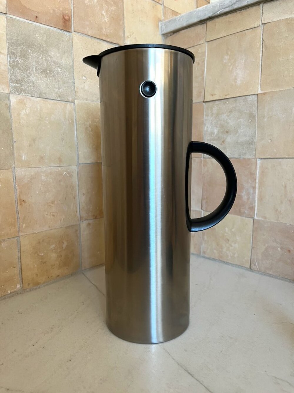 Stelton EM77 Vacuum Jug Thermos Stainless Steel
